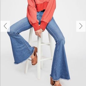 Super denim flare free people size 27